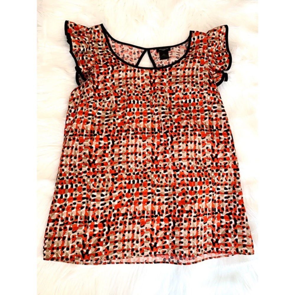 Ann Taylor Ruffle Sleeve Top - Picture 5 of 8